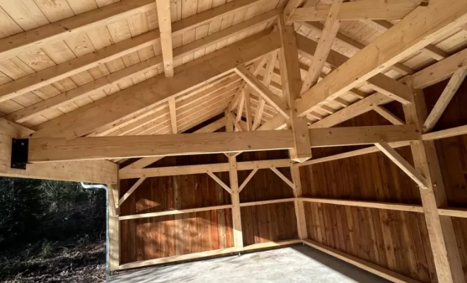 Réalisation d'un abris pour voitures en bois à Capbreton, Capbreton, SARL NICOLAS DIRIS