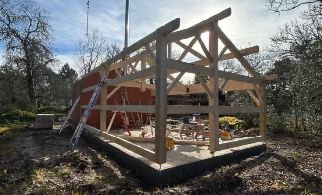 Réalisation d'un abris pour voitures en bois à Capbreton, Capbreton, SARL NICOLAS DIRIS