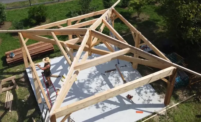 Fabrication et pose d'un carport en bois à Seignosse , Capbreton, SARL NICOLAS DIRIS